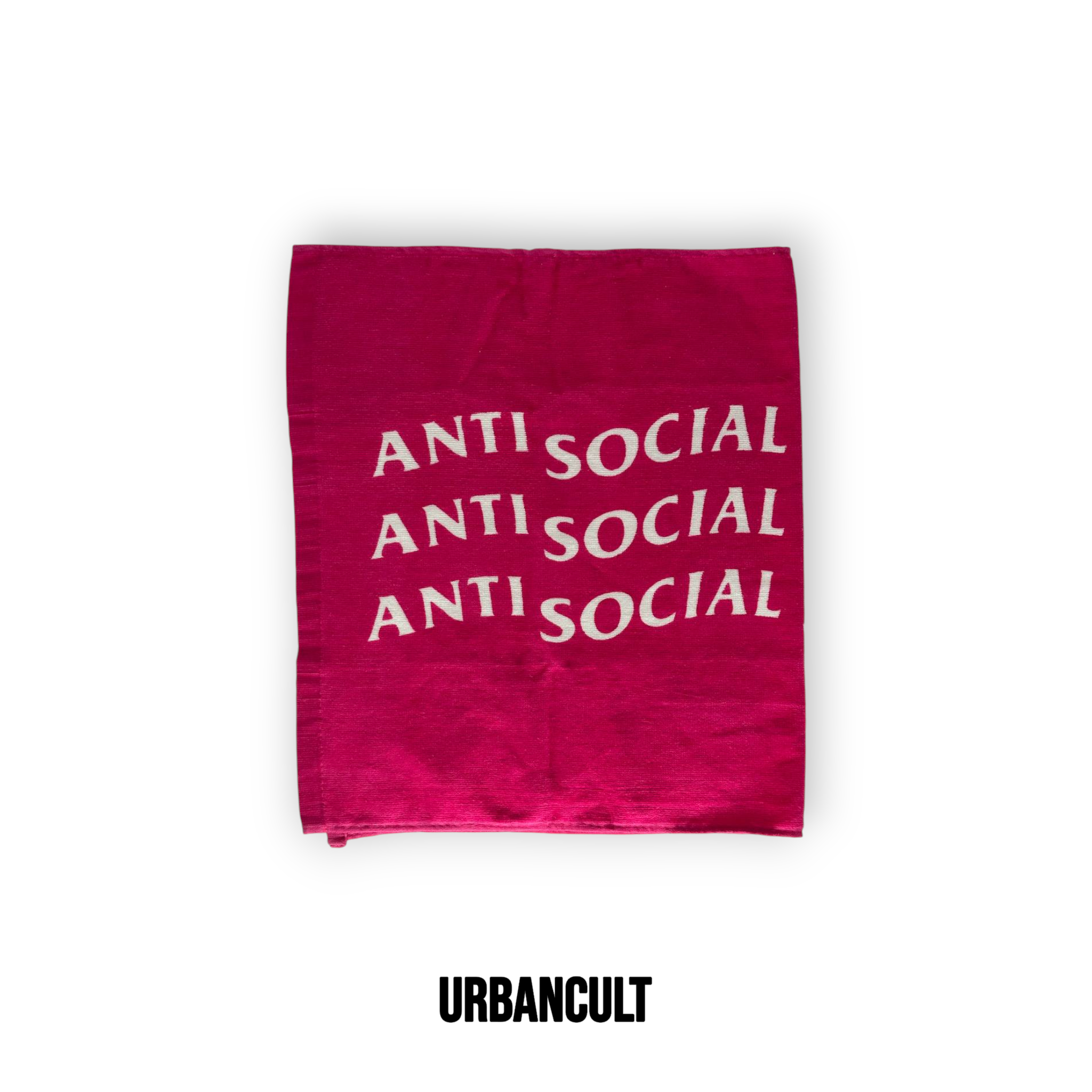 Anti Social Social Club Towel - Pink - Urban Cult