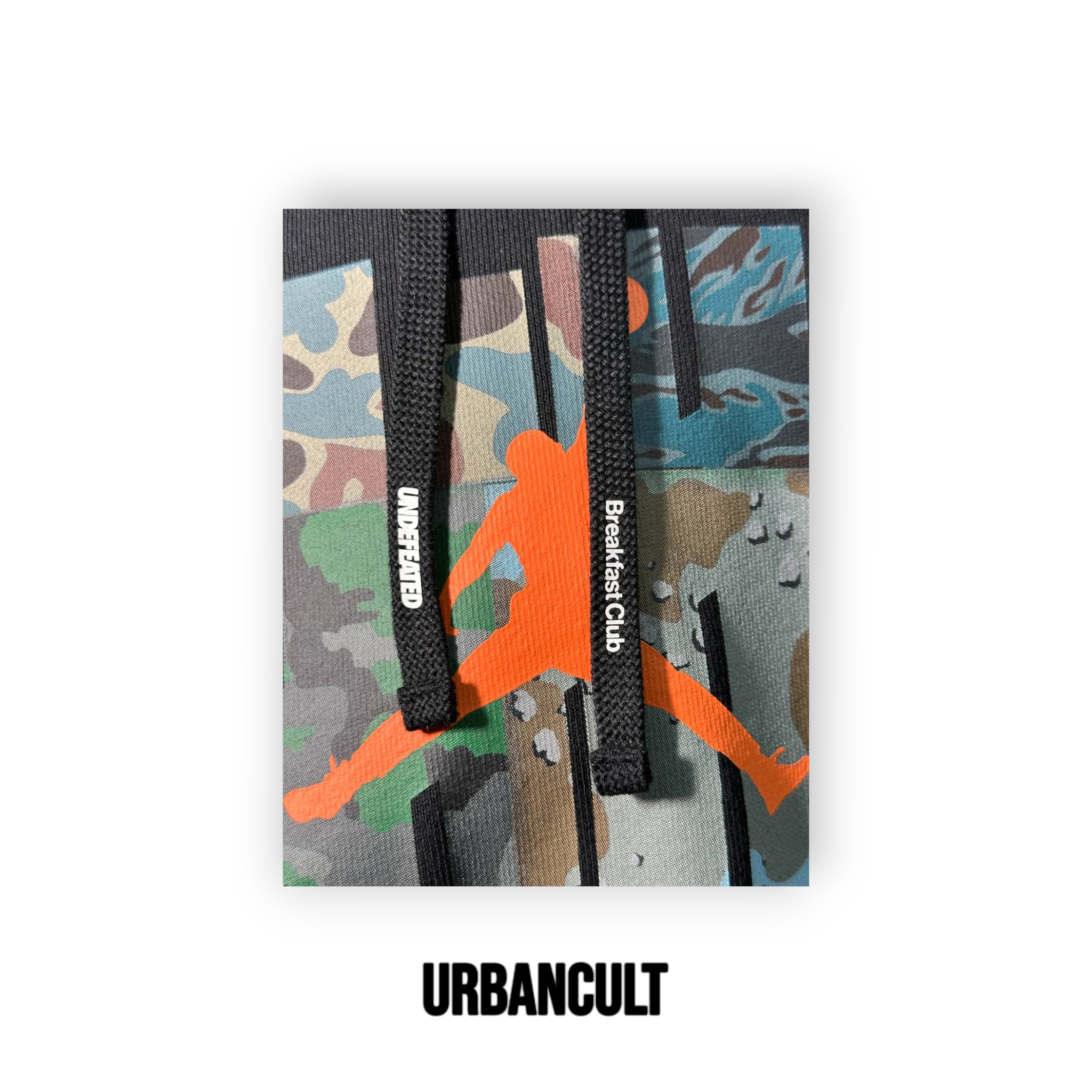 Felpa  Jordan x Undefeated con Cappuccio - Nera - Urban Cult