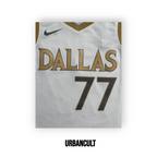 Jersey Ufficiale NBA Dallas Mavericks 2019/2020 Luka Doncic 77 - Bianco - Urban Cult