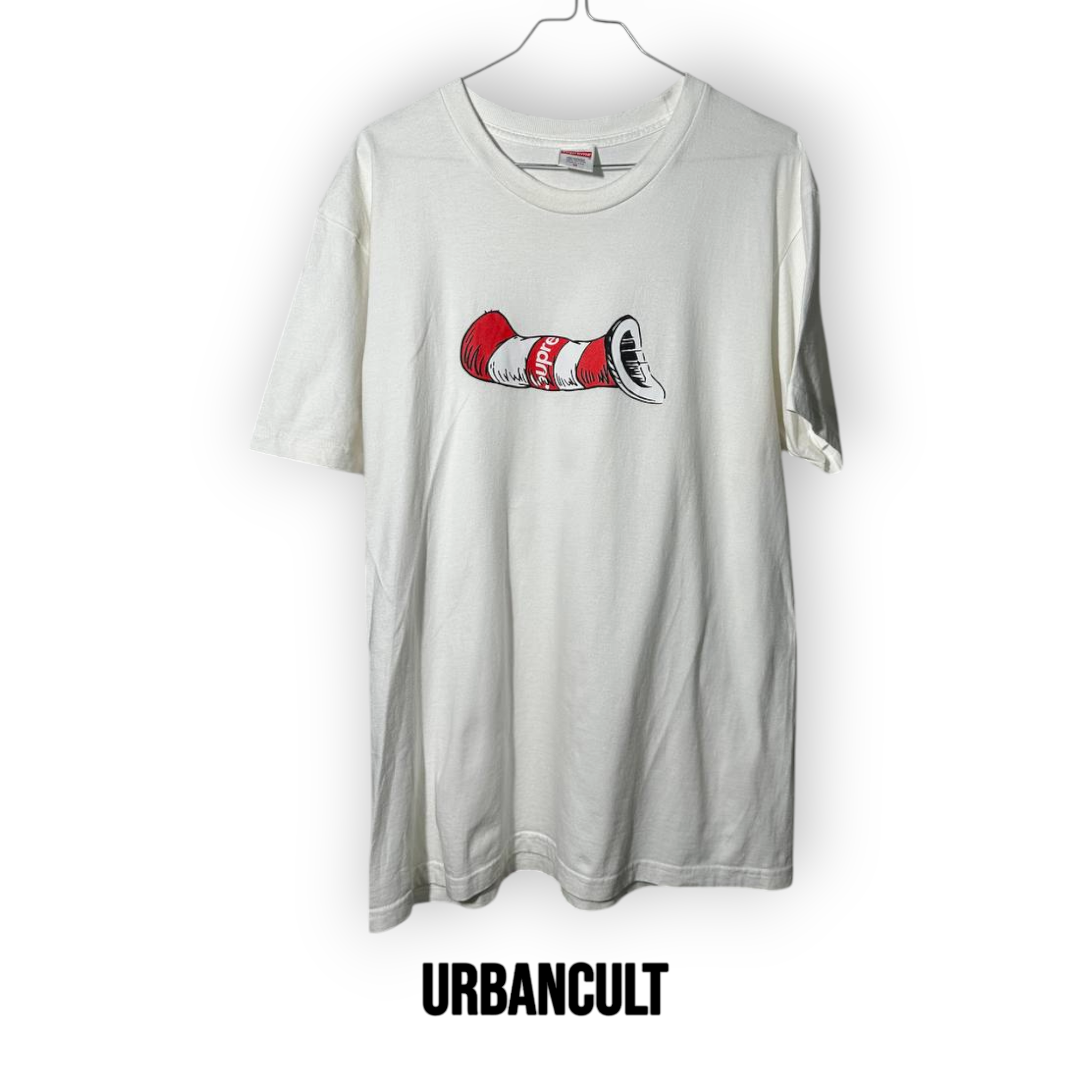Supreme Cat in the Hat T-shirt - Bianco - Urban Cult