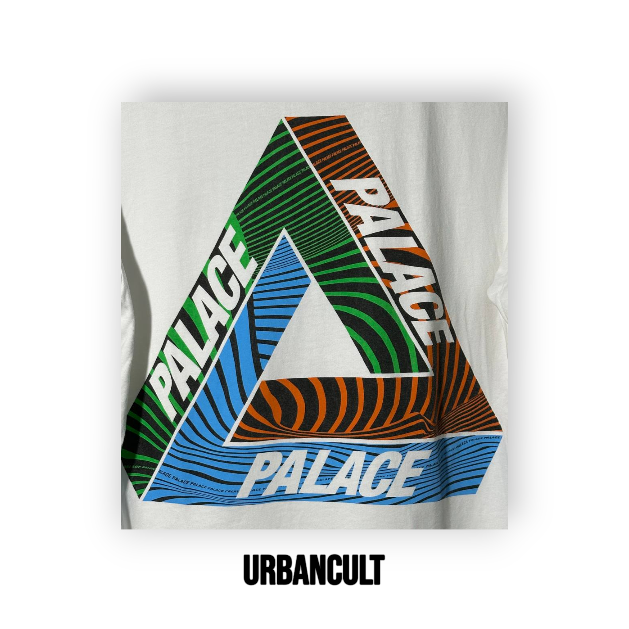 Palace Tri-Ferg Tri-Tex T-shirt - Bianco - Urban Cult