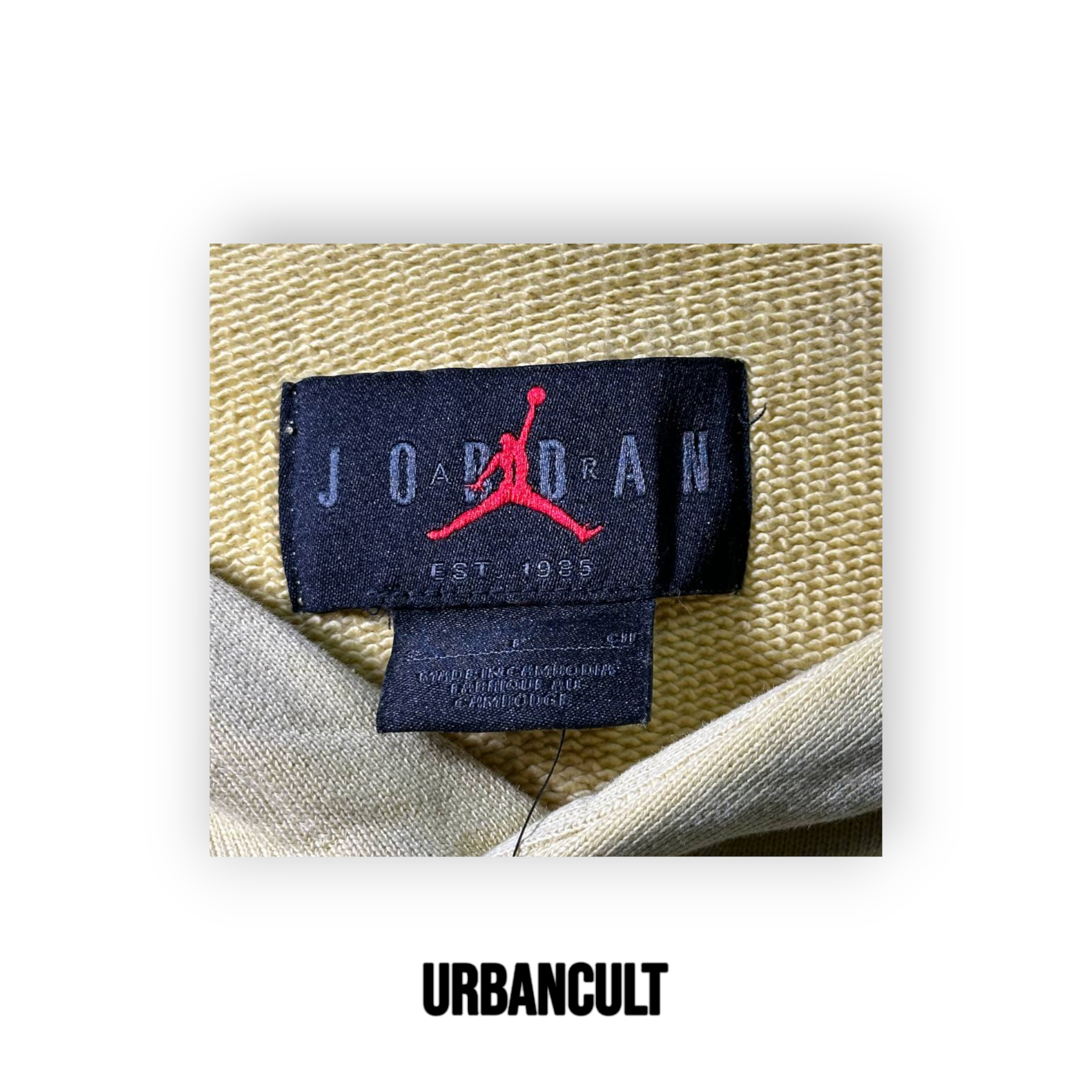 Felpa con Cappuccio Jordan x Travis Scott Pullover - Yellow Senape - Urban Cult