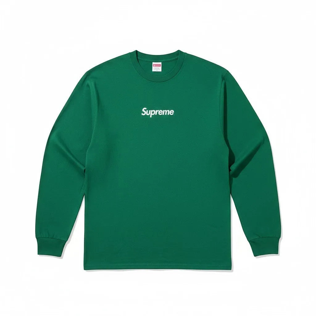 Supreme Box Logo Longsleeve T-shirt - Verde - Urban Cult