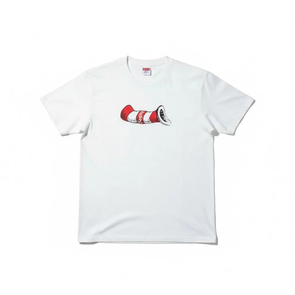 Supreme Cat in the Hat T-shirt - Bianco - Urban Cult