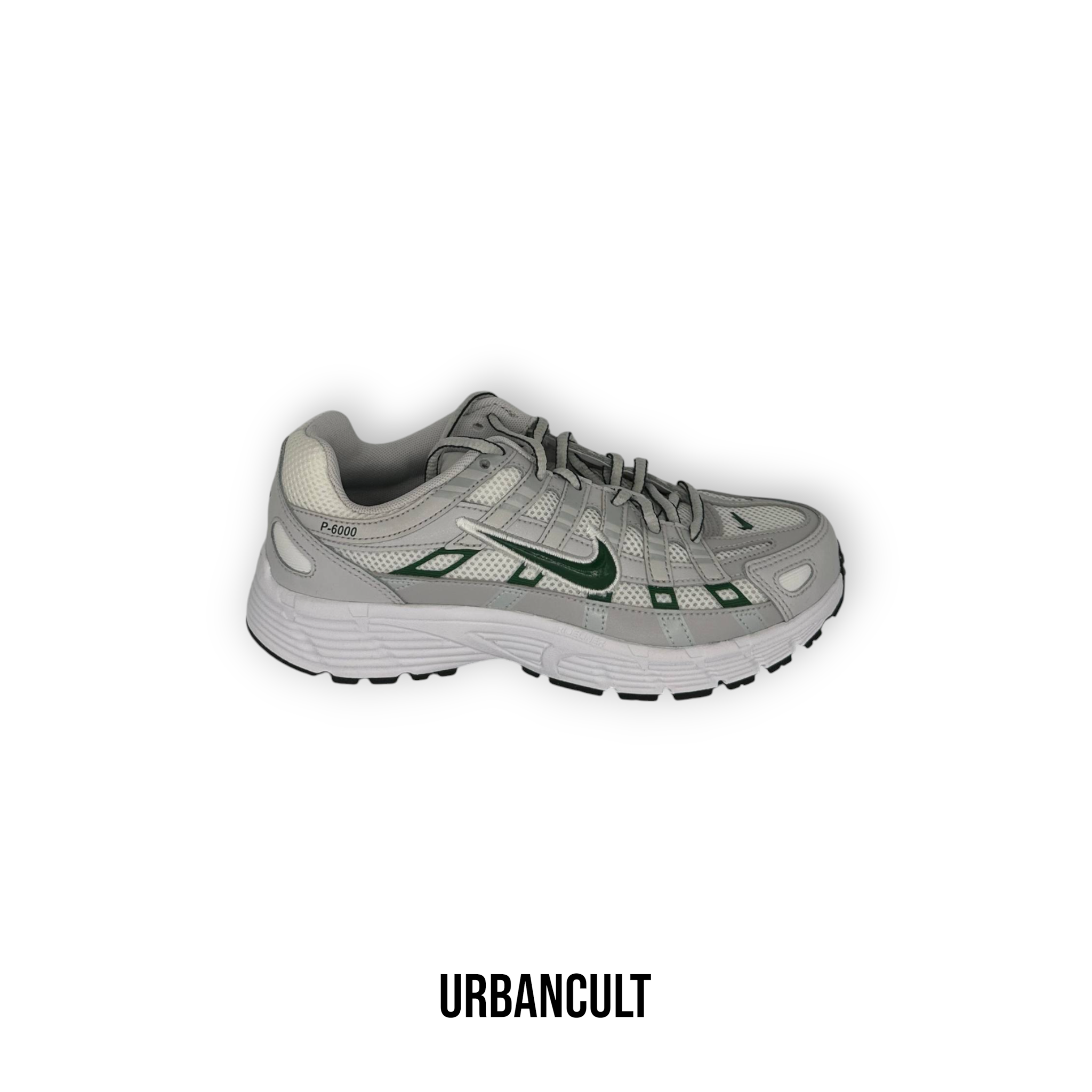 Nike P-6000 'Grey White Green' - Urban Cult