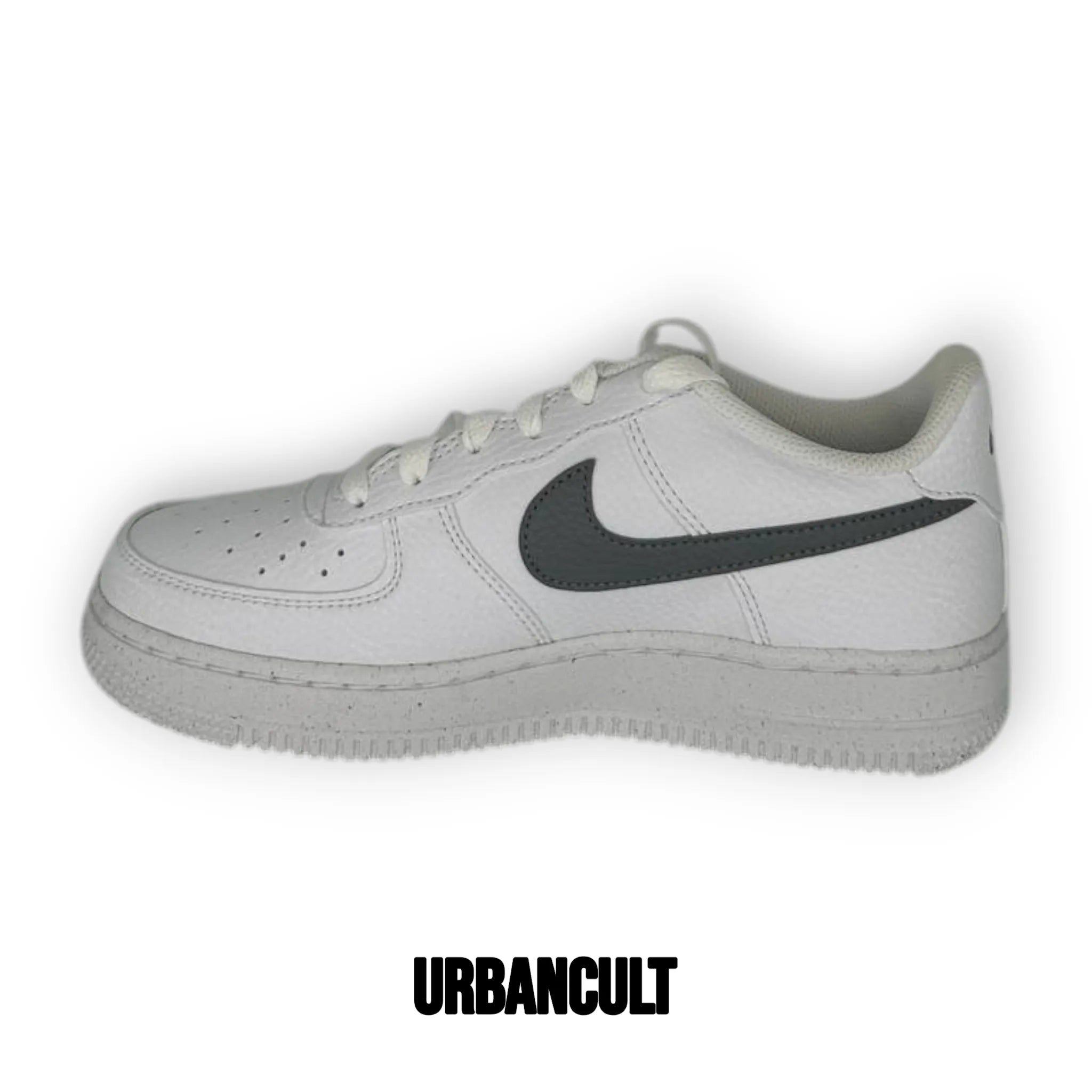 Nike Air Force 1 Low '07 Spray Paint Swoosh - Bianco/Nero - Urban Cult
