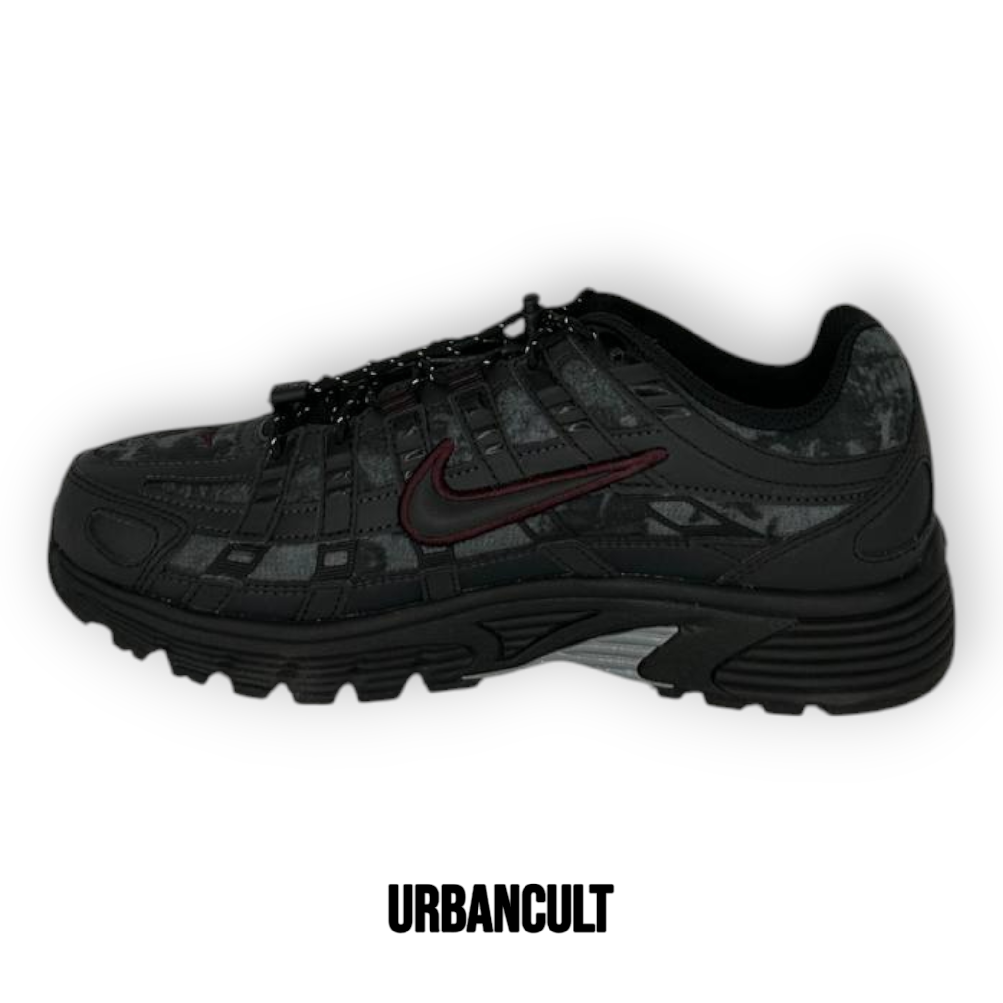 Nike P-6000 - Black / Burgundy Crush - Urban Cult