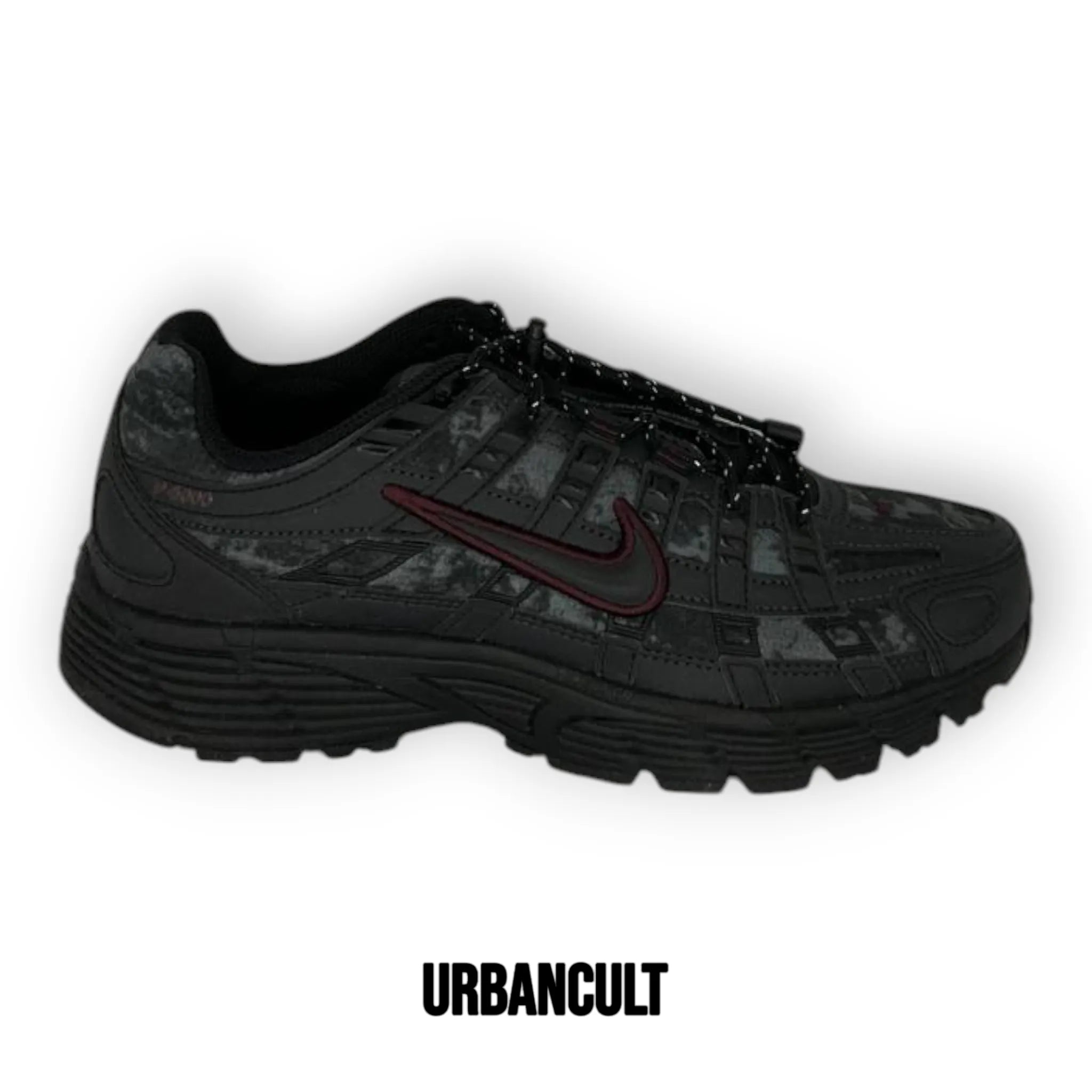 Nike P-6000 - Black / Burgundy Crush - Urban Cult