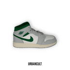 Jordan 1 Mid 'White Pure Platinum Pine Green' - Urban Cult