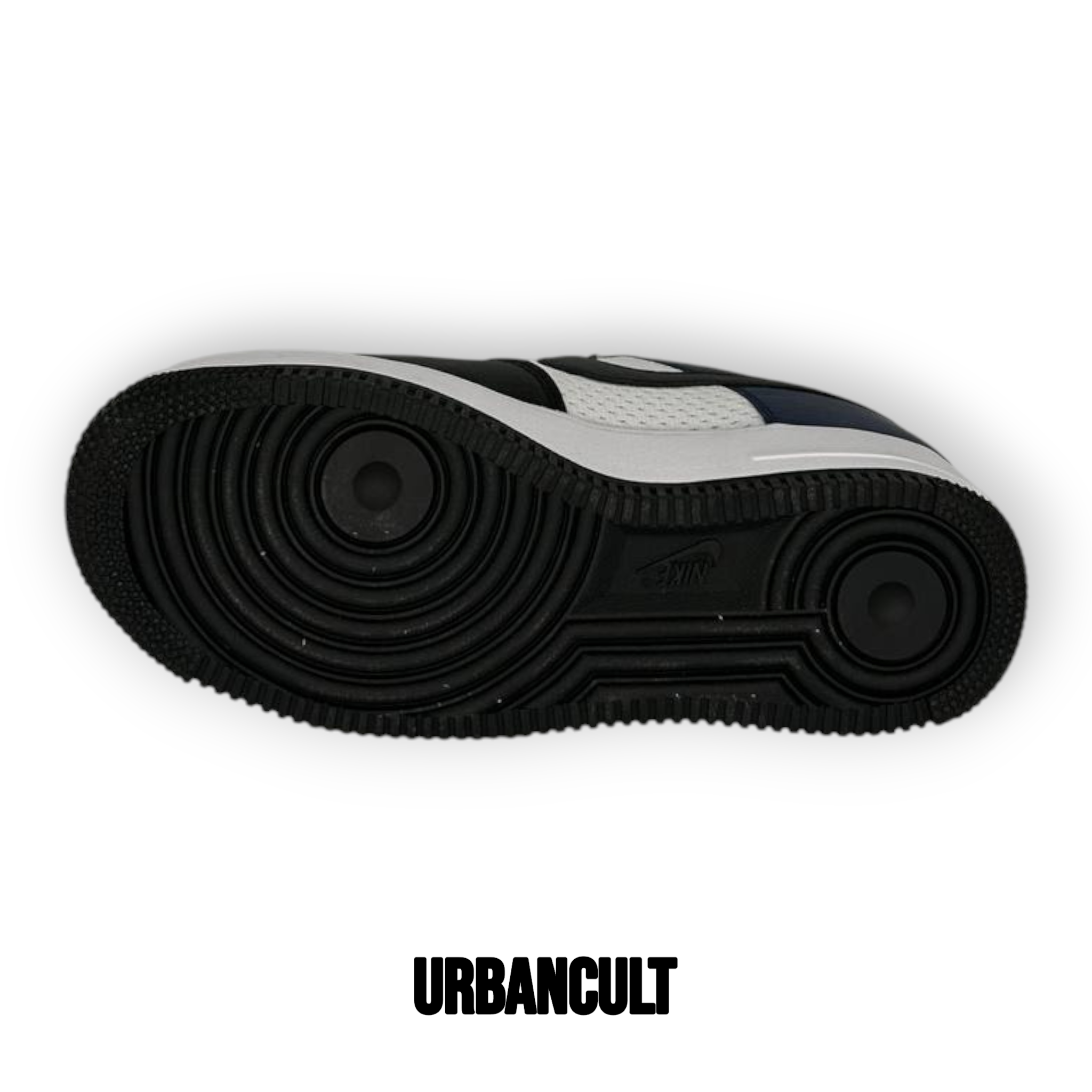 Nike Air Force 1 Low (GS) - Navy Blue / Black / White - Urban Cult