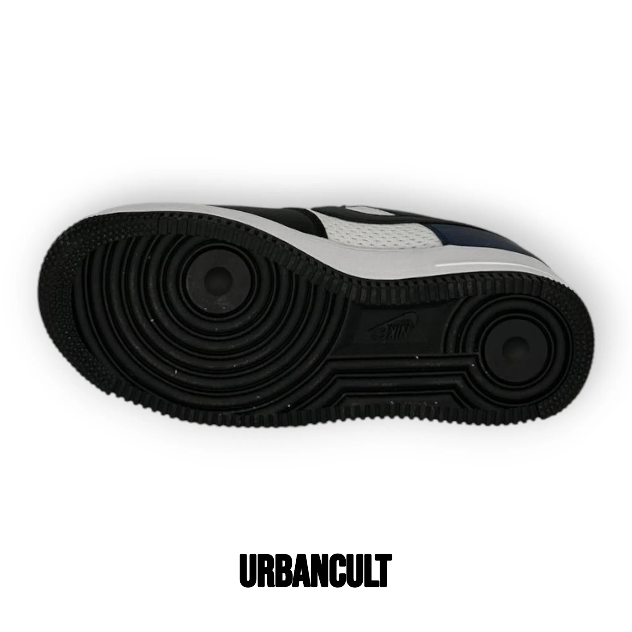 Nike Air Force 1 Low (GS) - Navy Blue / Black / White - Urban Cult