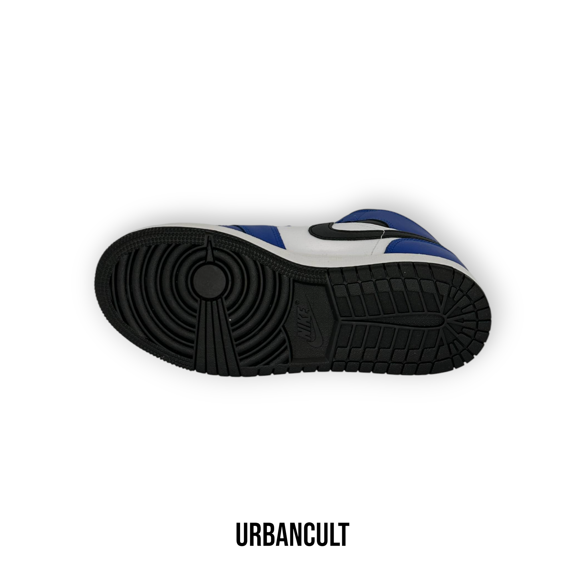 Jordan 1 Mid 'Black Game Royale Blue' - Urban Cult