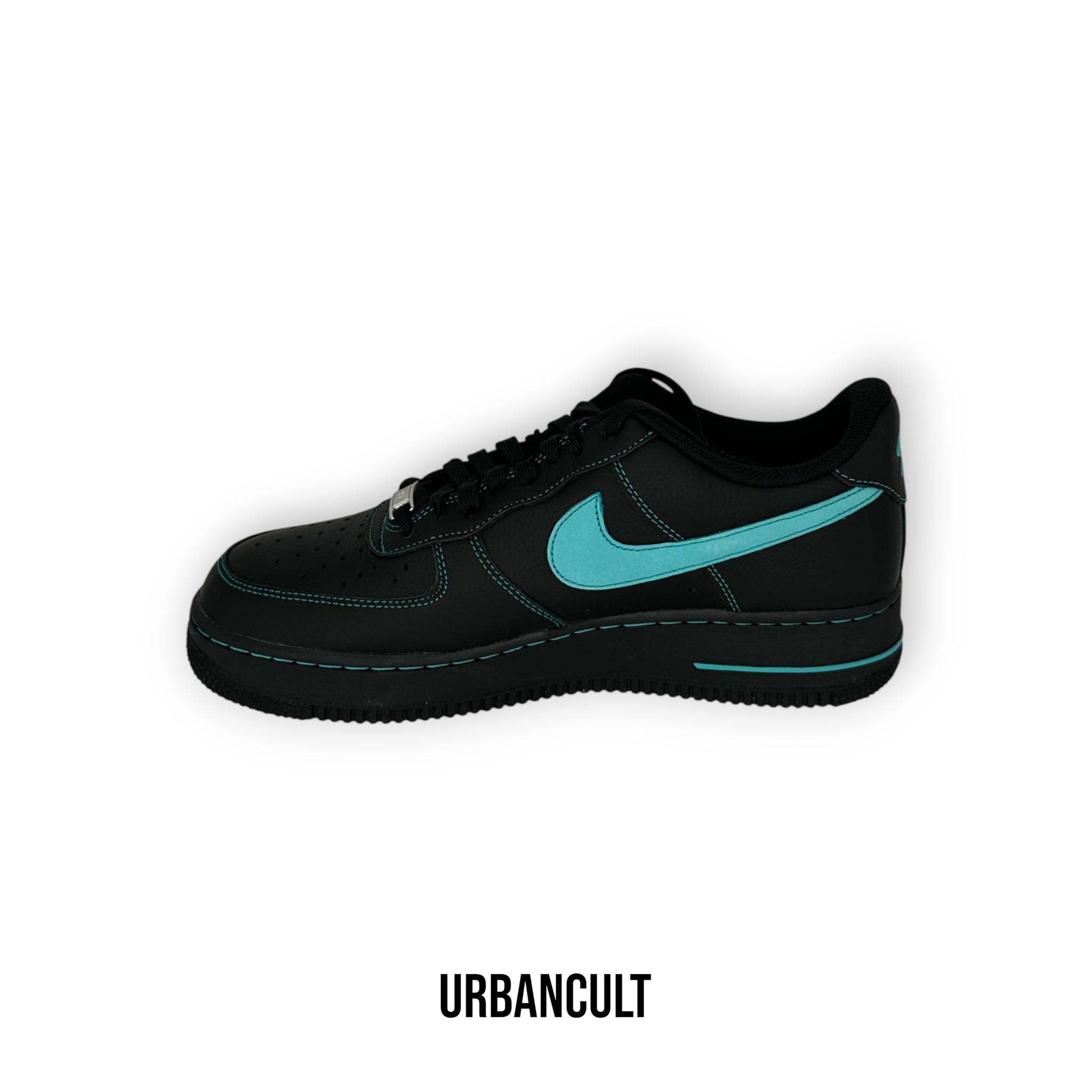 Nike Air Force 1 Low 'Un-Tiffany' - Black - Urban Cult