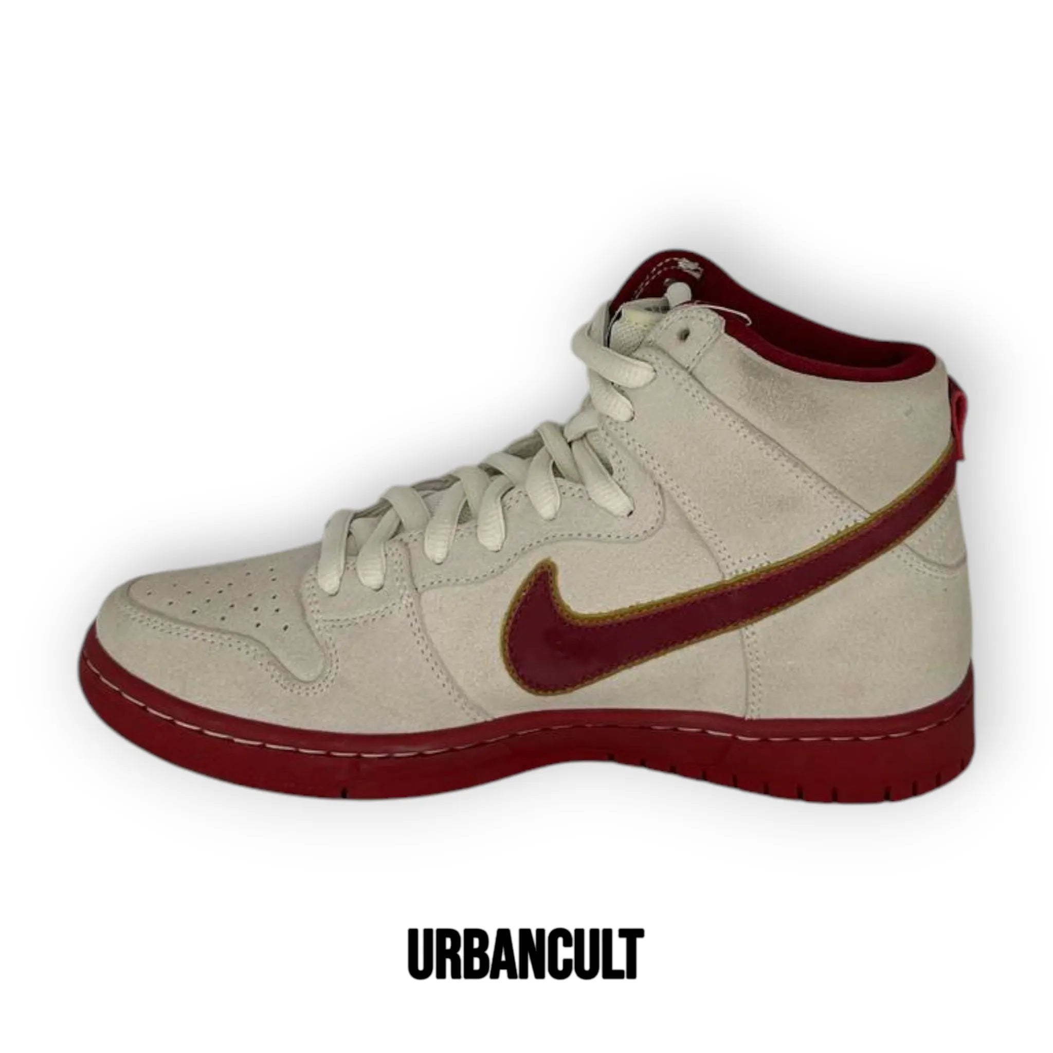 Nike SB Dunk High SAMPLE - Sail Bright Crimson - Urban Cult