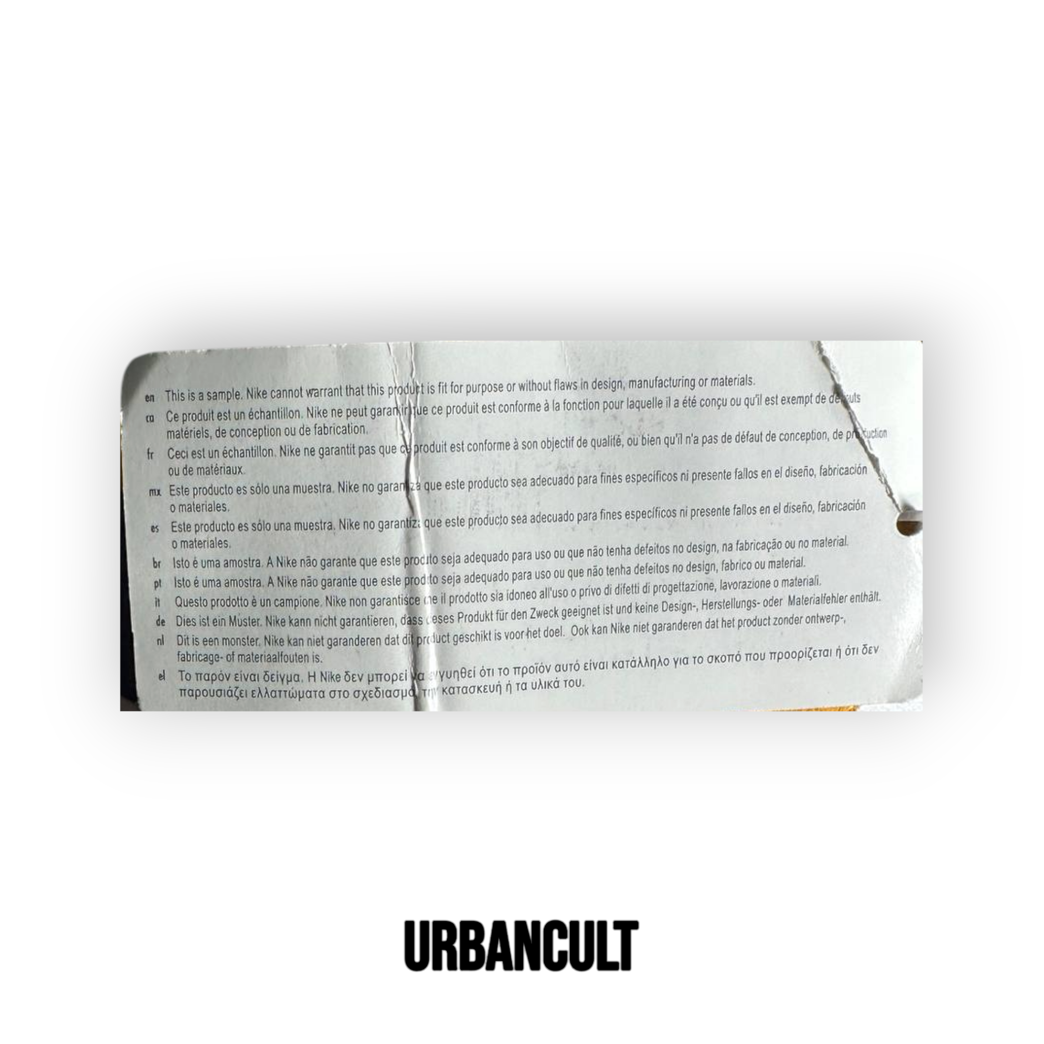 Nike SB Dunk Low SAMPLE - Laser Orange (Yellow Tongue) - Urban Cult