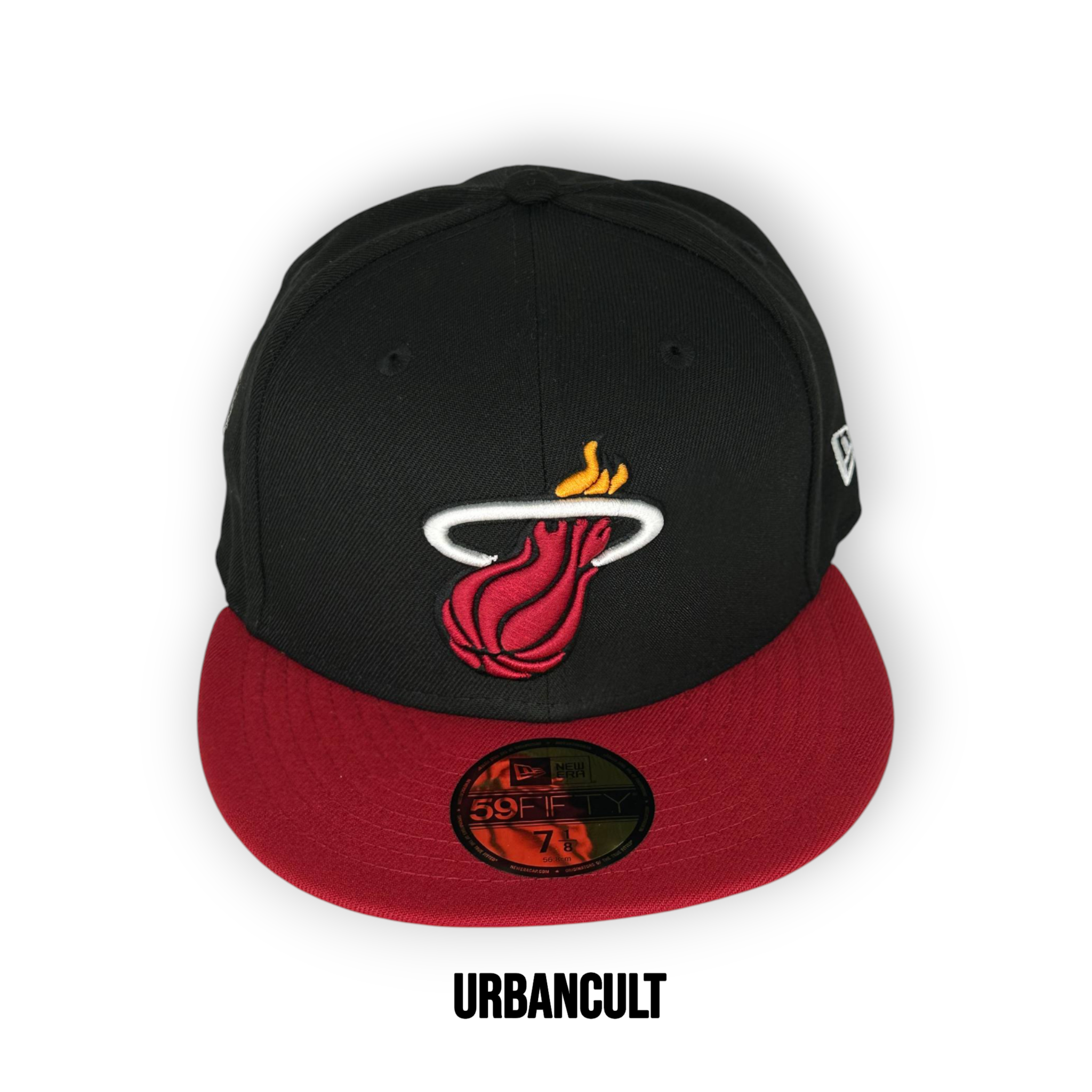 New Era Miami Heat Essential Custom - Nero/Rosso 7 1/8 - Urban Cult