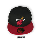 New Era Miami Heat Essential Custom - Nero/Rosso 7 1/8 - Urban Cult