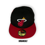 New Era Miami Heat Essential Custom - Nero/Rosso 7 5/8 - Urban Cult