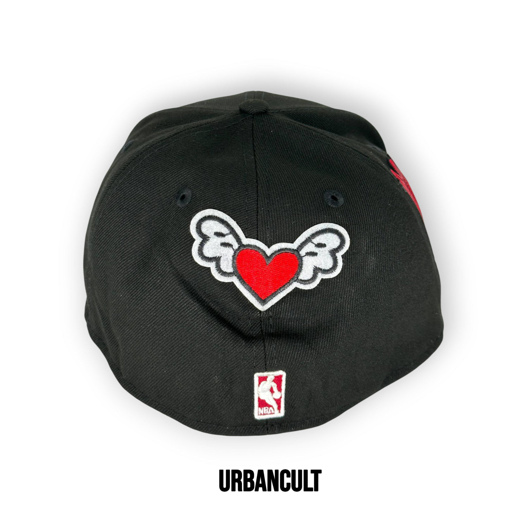New Era Miami Heat Essential Custom - Nero/Rosso 7 5/8 - Urban Cult
