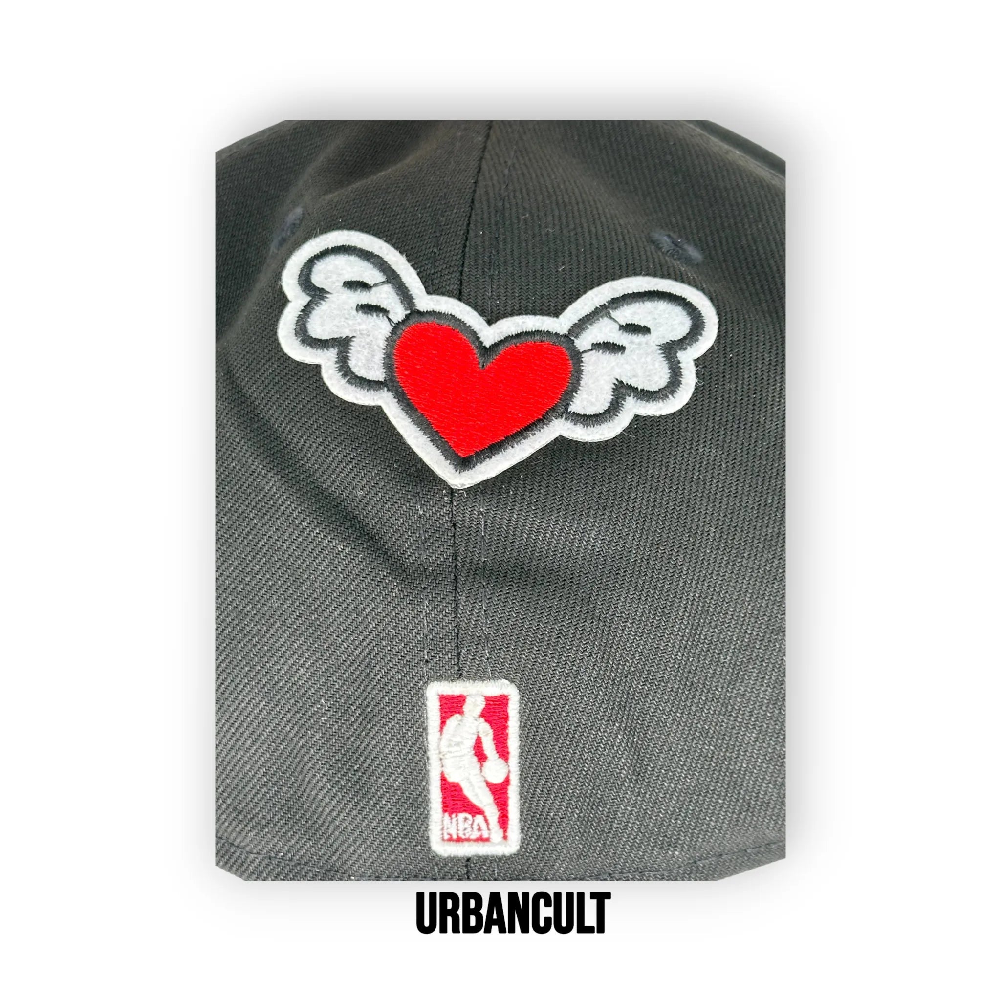 New Era Miami Heat Essential Custom - Nero/Rosso 7 5/8 - Urban Cult
