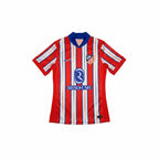 Urban Cult Maglia Ufficiale Home Atlético Madrid 2024/2025, rossa e bianca a strisce, taglia S.
