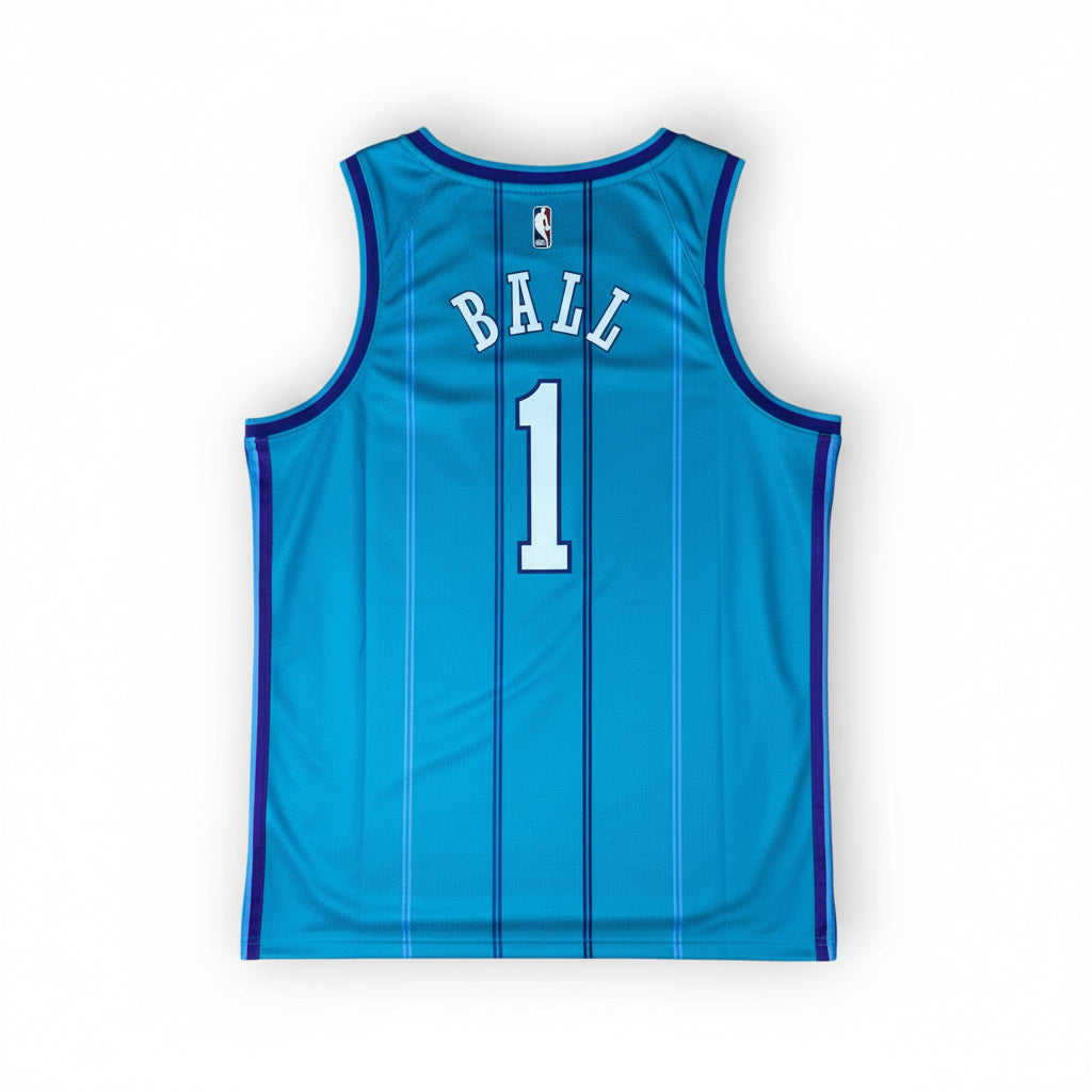 Jersey Ufficiale NBA Charlotte Hornets 2022/2023 LaMelo Ball 1 - Blu/verde - Urban Cult