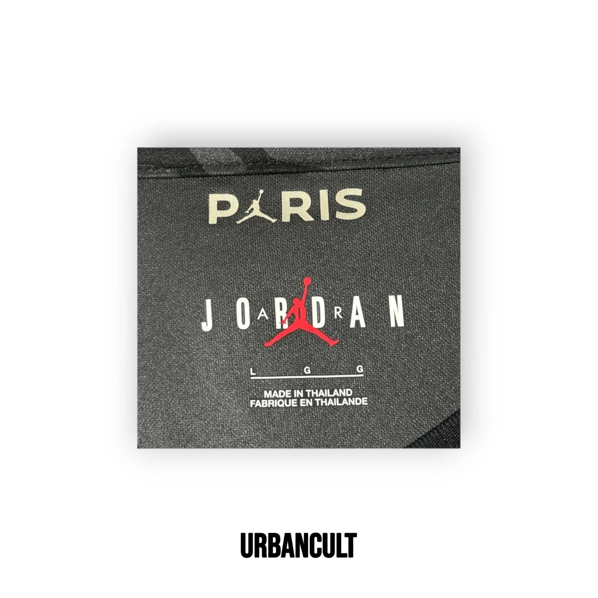 Maglia Ufficiale Jordan PSG (Paris Saint-Germain) 2023/2024 - Nero Grigio Camo "Elephant Print" - Urban Cult