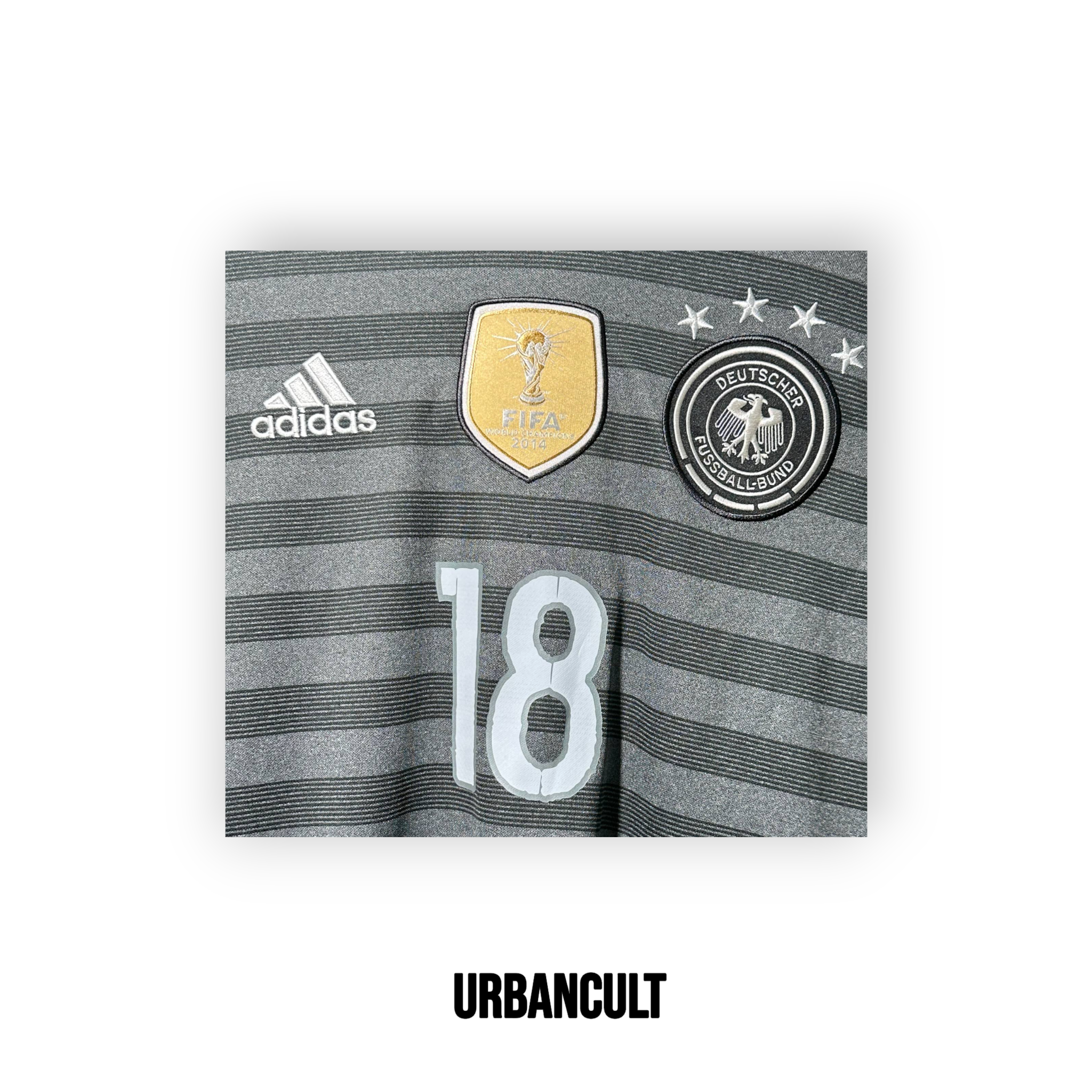 Maglia Germania Trasferta 2016/17 Toni Kroos 18 - Nera - Urban Cult