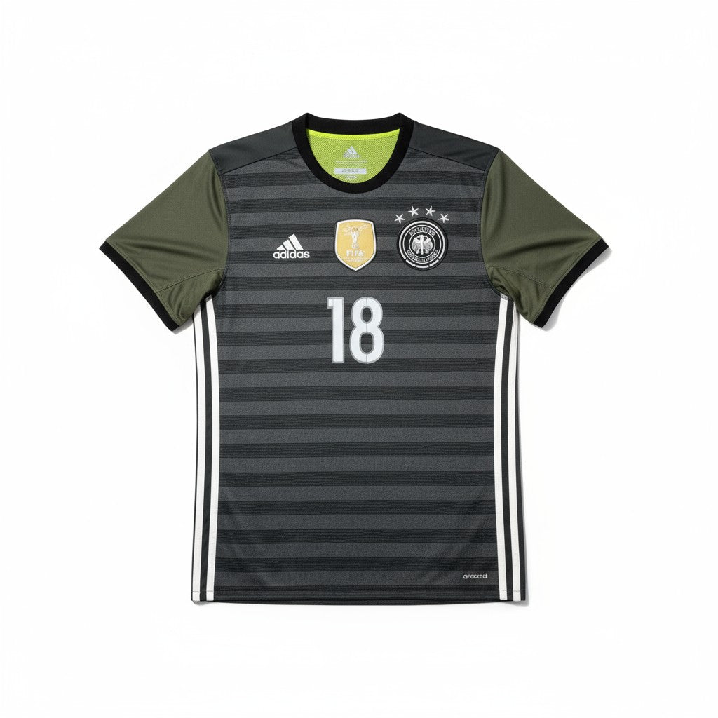 Maglia Germania Trasferta 2016/17 Toni Kroos 18 - Nera - Urban Cult