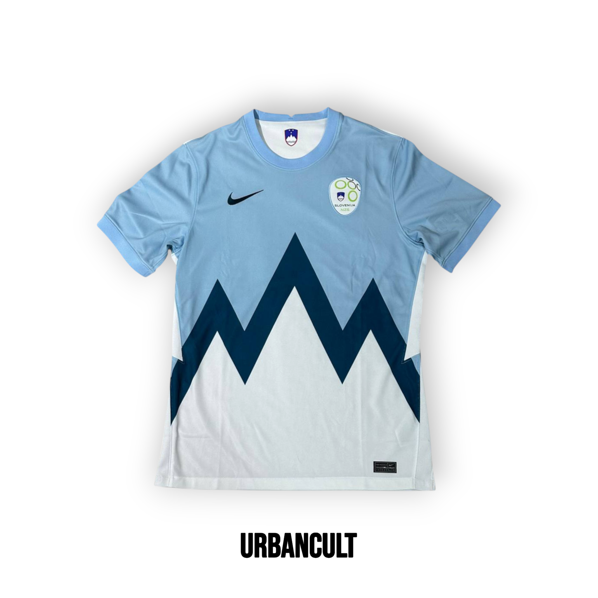 Maglia Ufficiale Home Nazionale Slovenia 2020/2021 - Bianca/Blu - Urban Cult