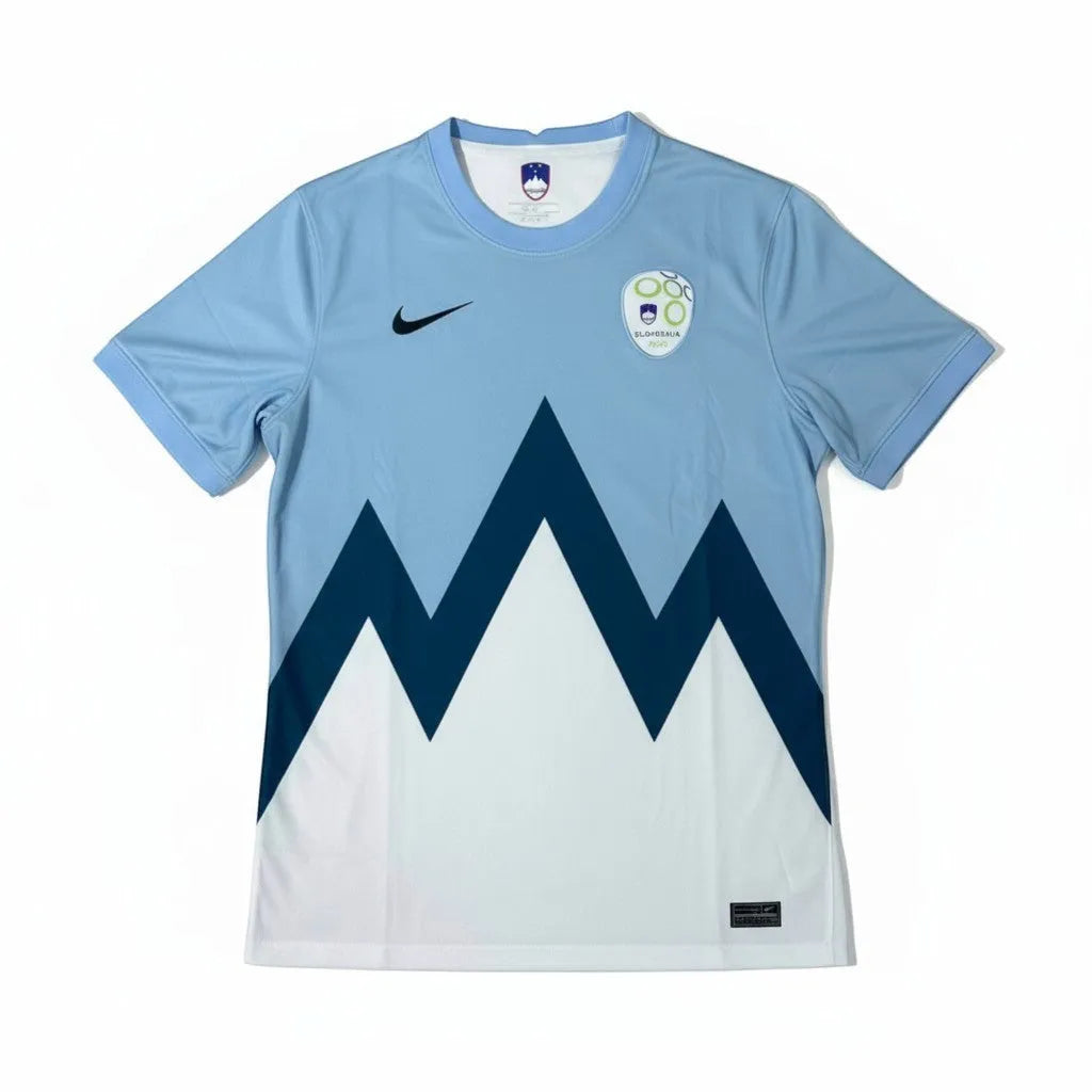 Maglia Ufficiale Home Nazionale Slovenia 2020/2021 - Bianca/Blu - Urban Cult