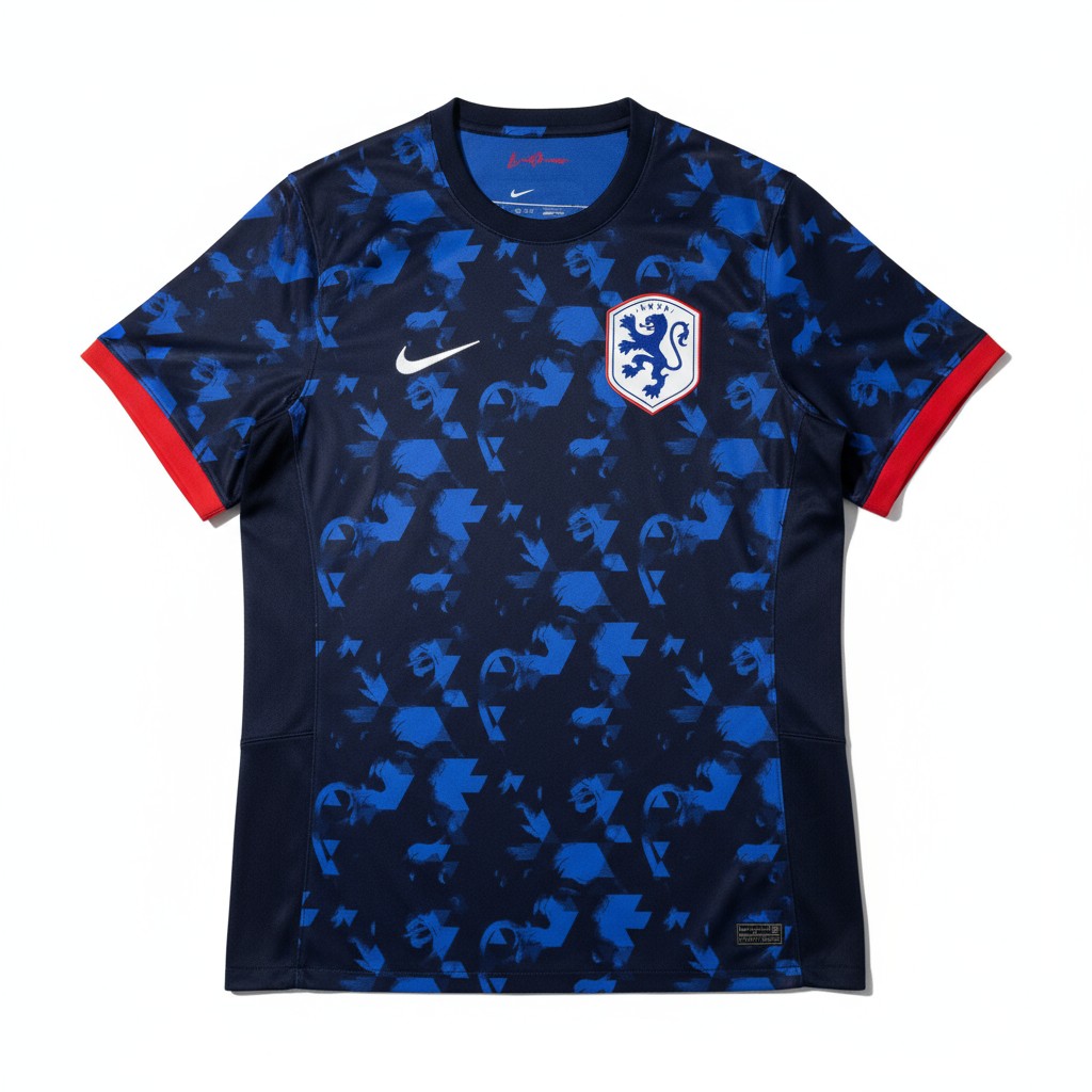 Maglia Ufficiale Olanda (Paesi Bassi) 2023/2024 - Blu - Urban Cult