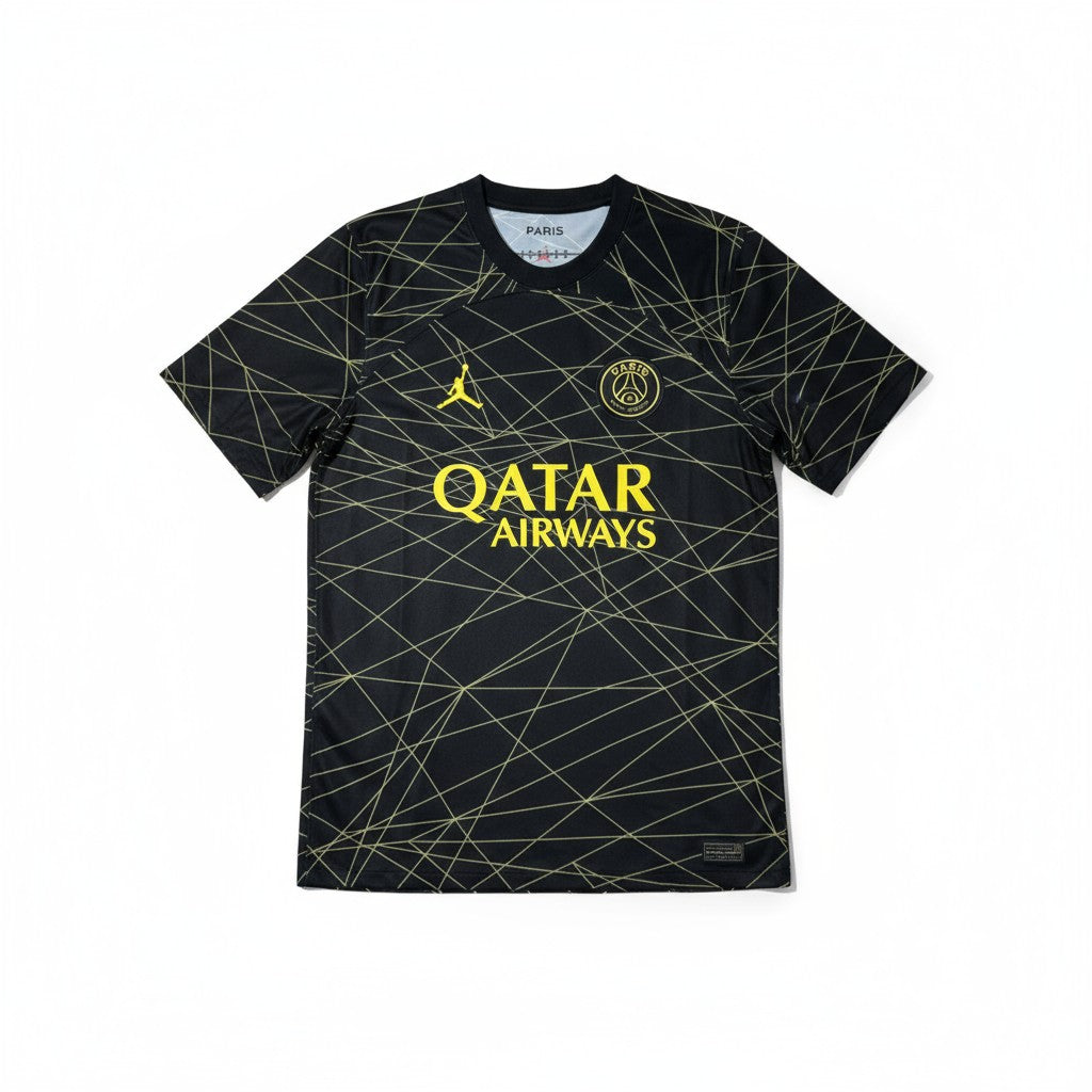 Maglia Ufficiale Jordan PSG (Paris Saint-Germain) 2022/2023 - Nero/Oro - Urban Cult