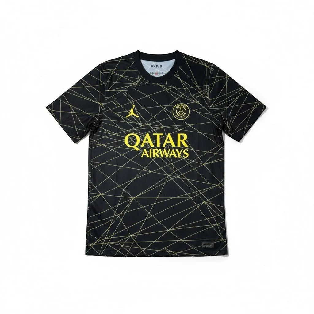 Maglia Ufficiale Jordan PSG (Paris Saint-Germain) 2022/2023 - Nero/Oro - Urban Cult