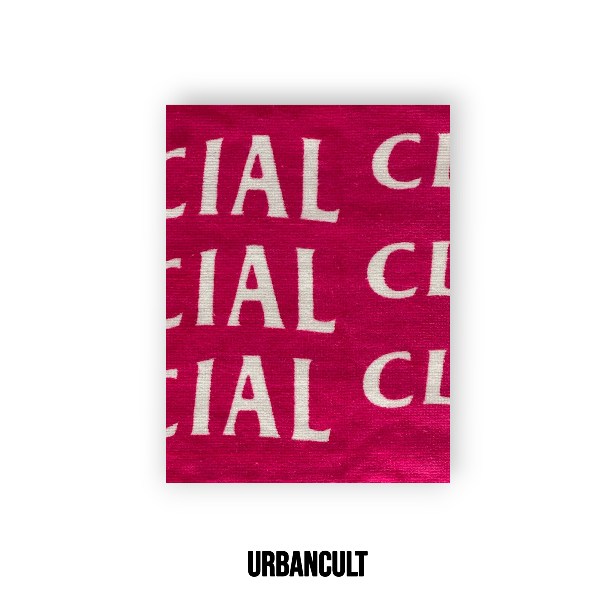 Anti Social Social Club Towel - Pink - Urban Cult
