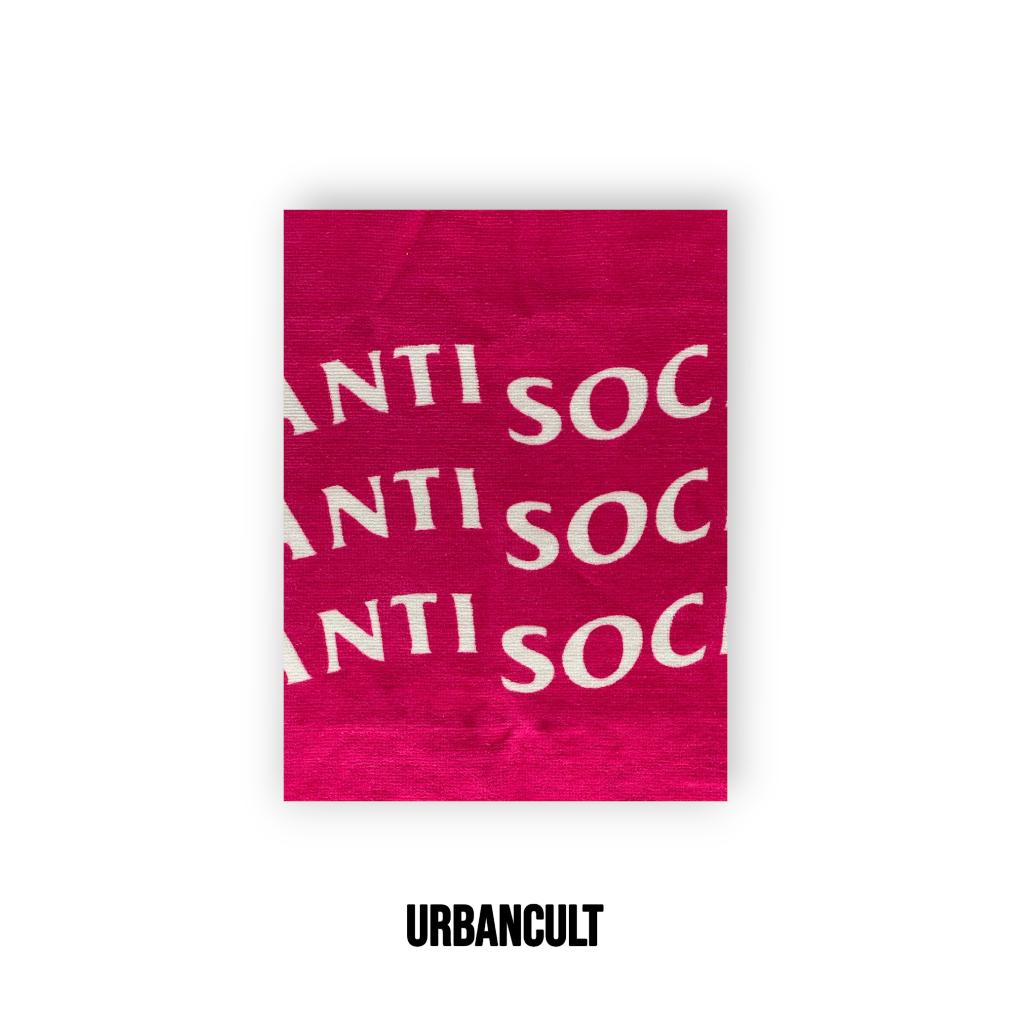 Anti Social Social Club Towel - Pink - Urban Cult