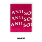 Anti Social Social Club Towel - Pink - Urban Cult