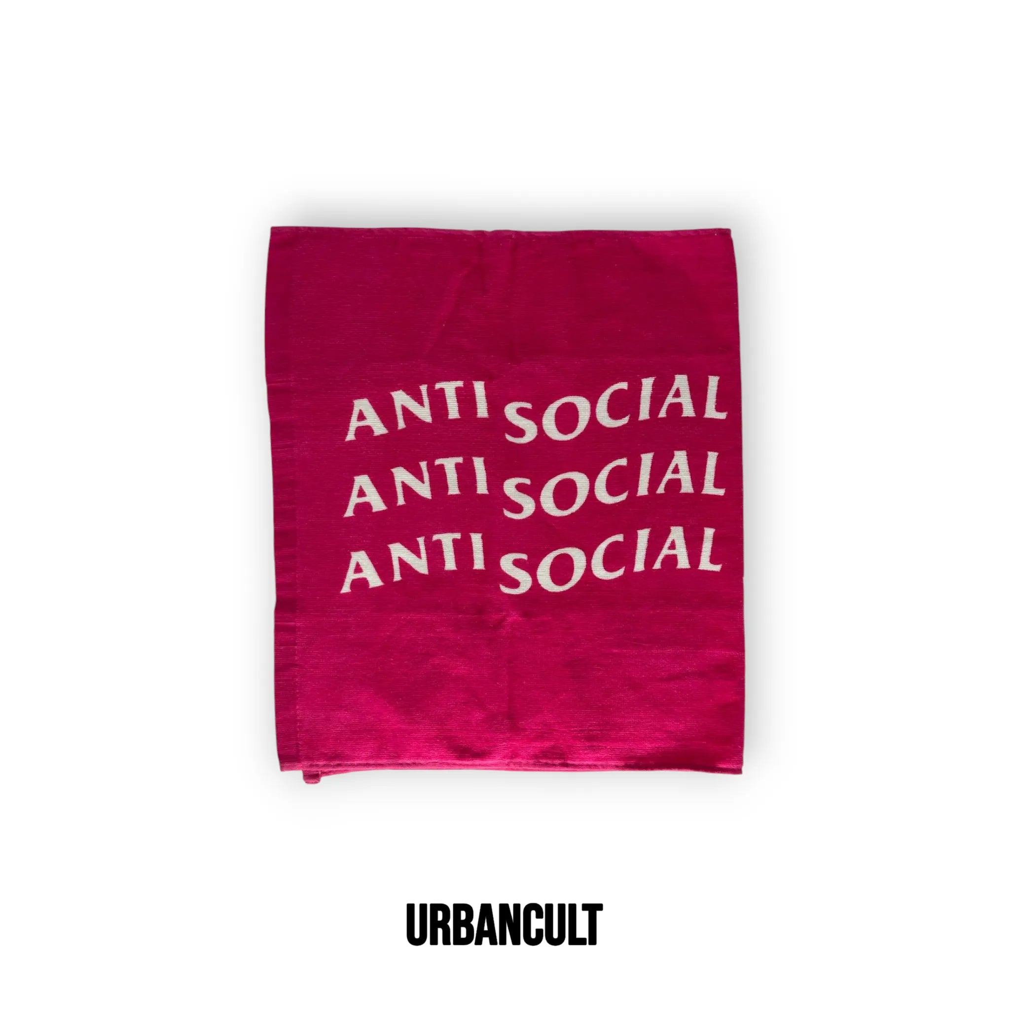 Anti Social Social Club Towel - Pink - Urban Cult