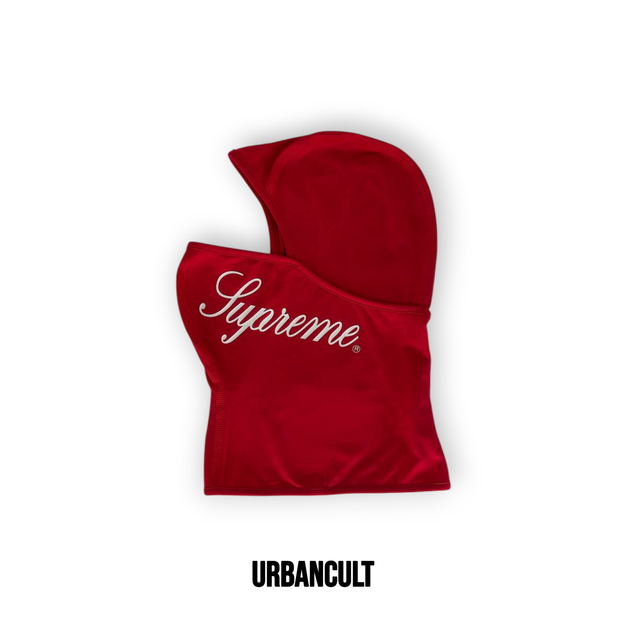 Supreme Script Lightweight Balaclava - Red - Urban Cult