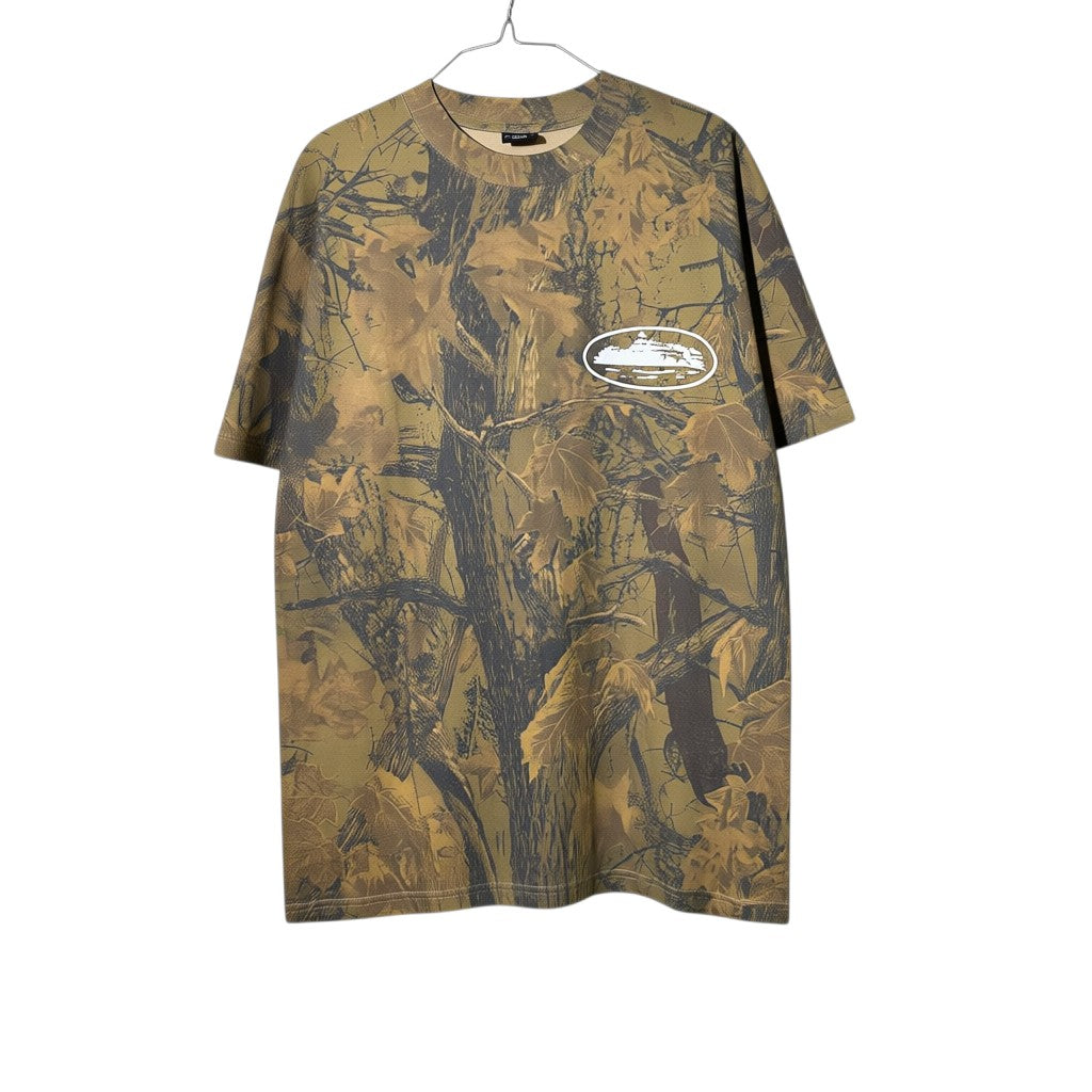 Urban Cult T-Shirt Corteiz Island Alcatraz Puff Print Forest Camo cotton M