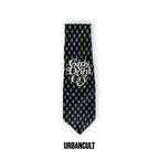Cravatta Vintage Custom "Girls Don't Cry" Fantasia paisley - Verde/Nero - Urban Cult