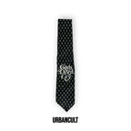 Cravatta Vintage Custom "Girls Don't Cry" Fantasia paisley - Verde/Nero - Urban Cult