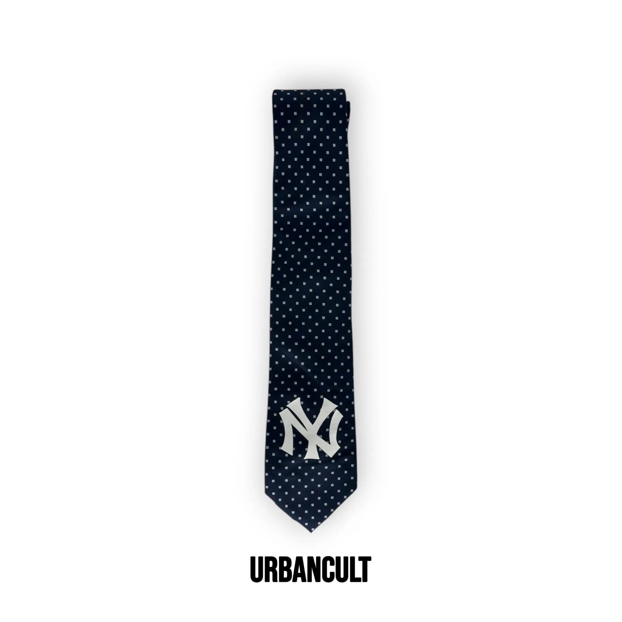 Cravatta Vintage Custom "New Era" a pois - Blu - Urban Cult