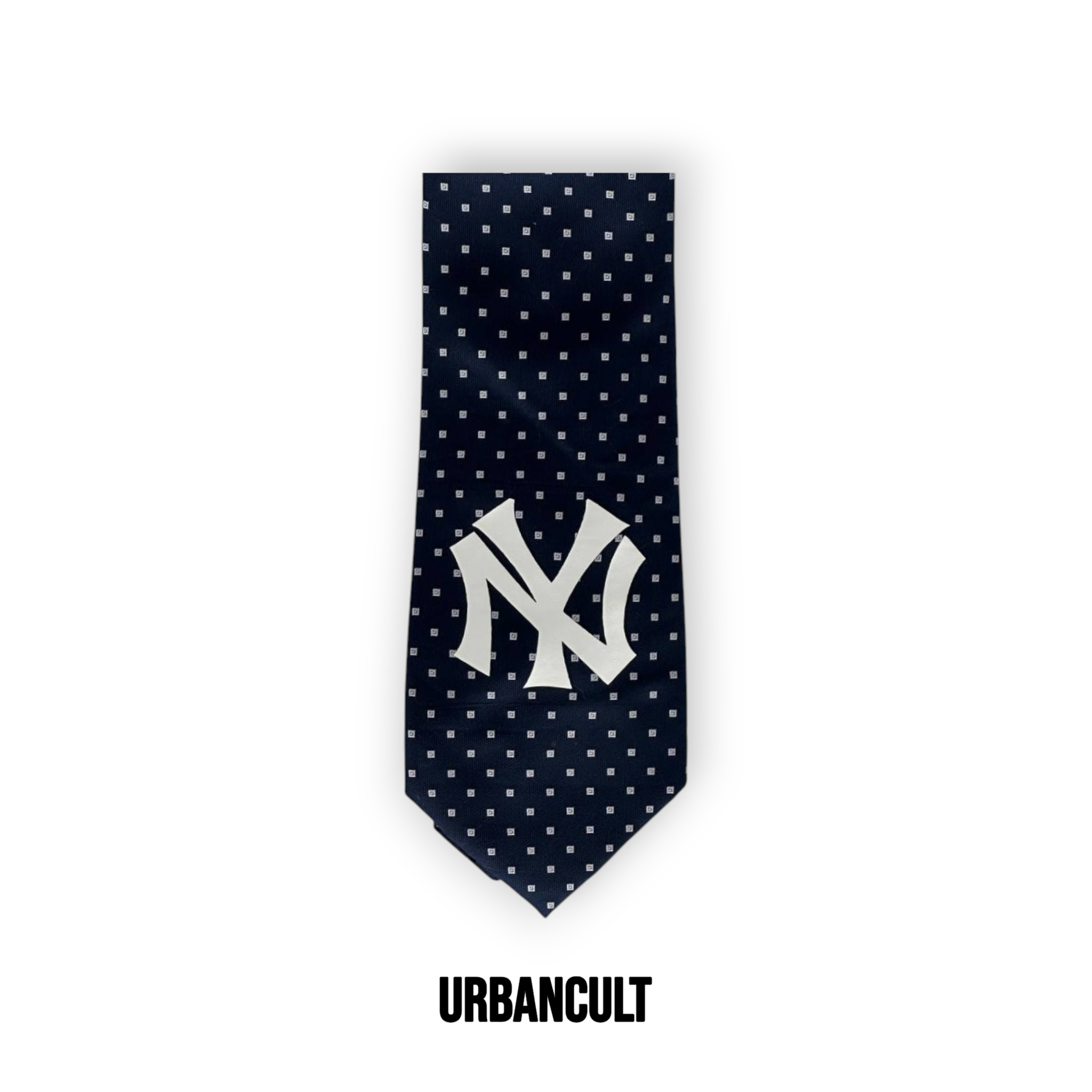 Cravatta Vintage Custom "New Era" a pois - Blu - Urban Cult