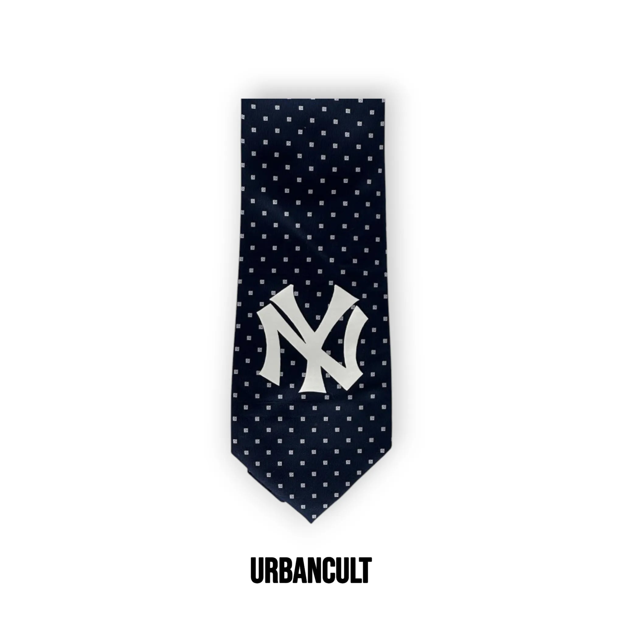 Cravatta Vintage Custom "New Era" a pois - Blu - Urban Cult