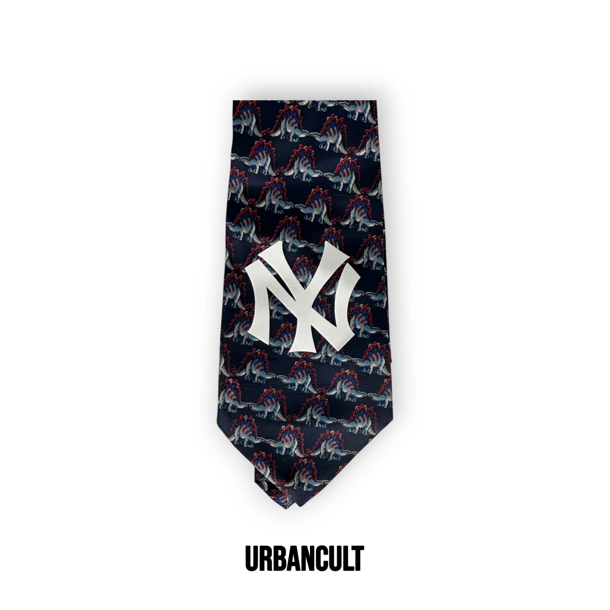 Cravatta Vintage Custom "New Era" Fantasia Dinosauri - Urban Cult