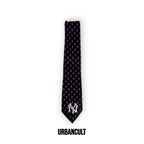Cravatta Vintage Custom "New Era" fantasia quadrati Rossi/Blu - Urban Cult