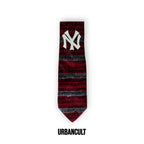 Cravatta Vintage Custom "New Era" Fantasia Strisce - Rosse/Grigie - Urban Cult