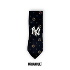 Cravatta Vintage Custom "New Era" motivi Floreali - Blu - Urban Cult