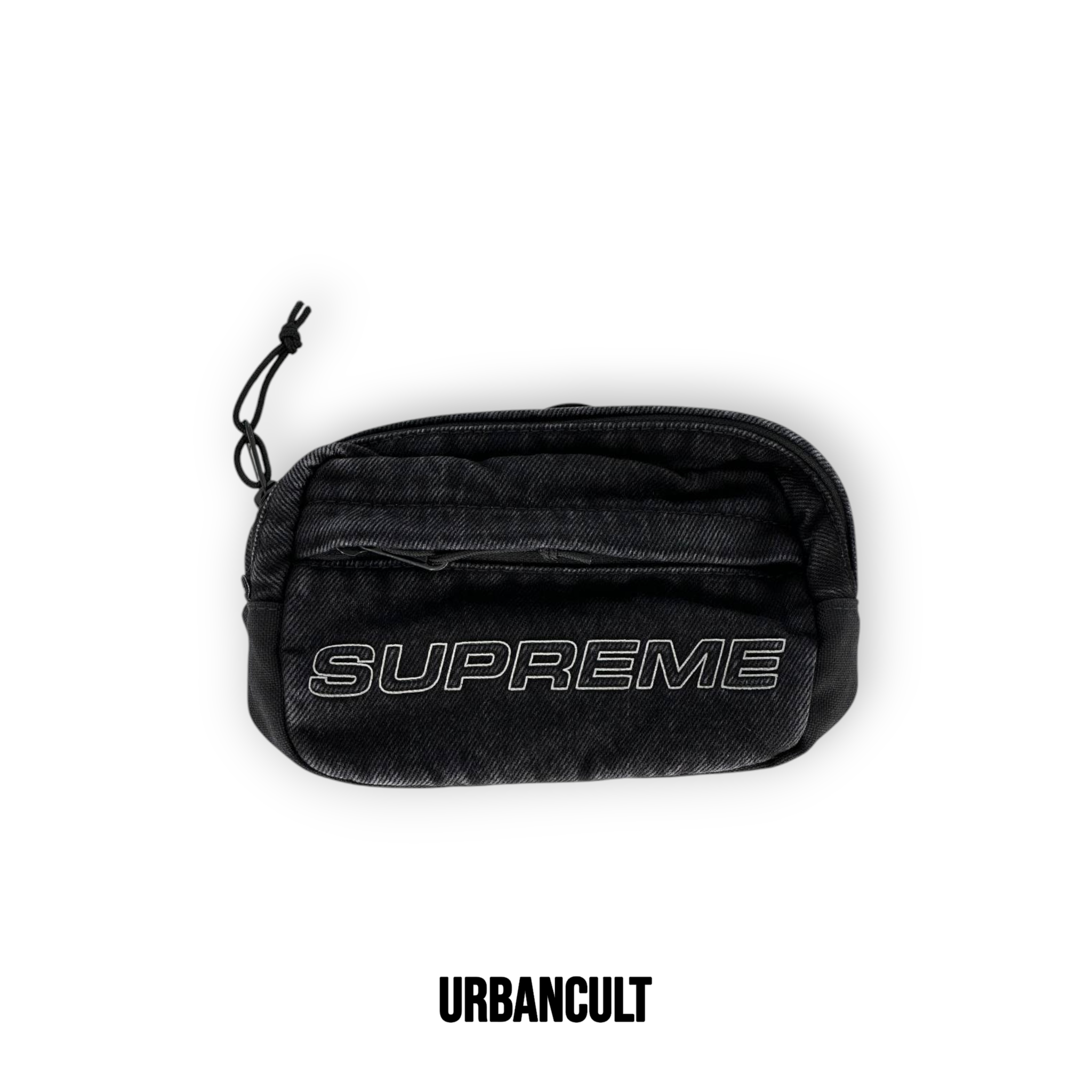 Supreme Denim Shoulder Bag - Black (borsello a tracolla) - Urban Cult